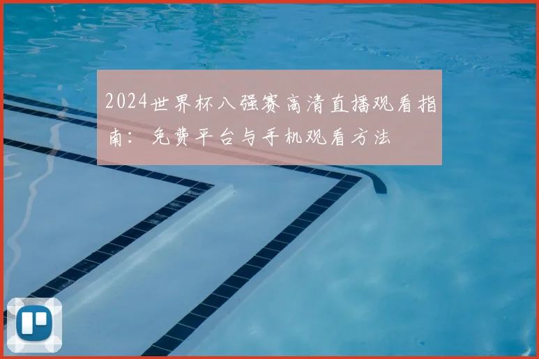 2024世界杯八强赛高清直播观看指南：免费平台与手机观看方法